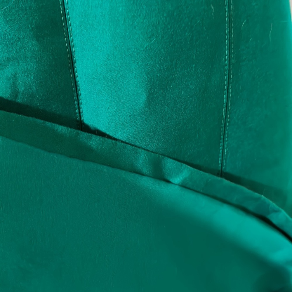 Halston Heritage Solid Green Dress - image 7